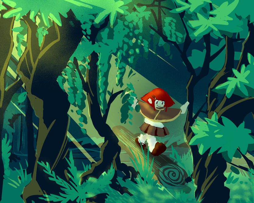 Chouko in the Forest Chouko in the Forest